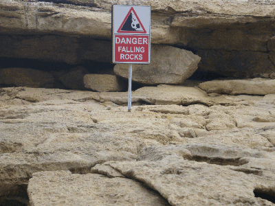 falling rocks